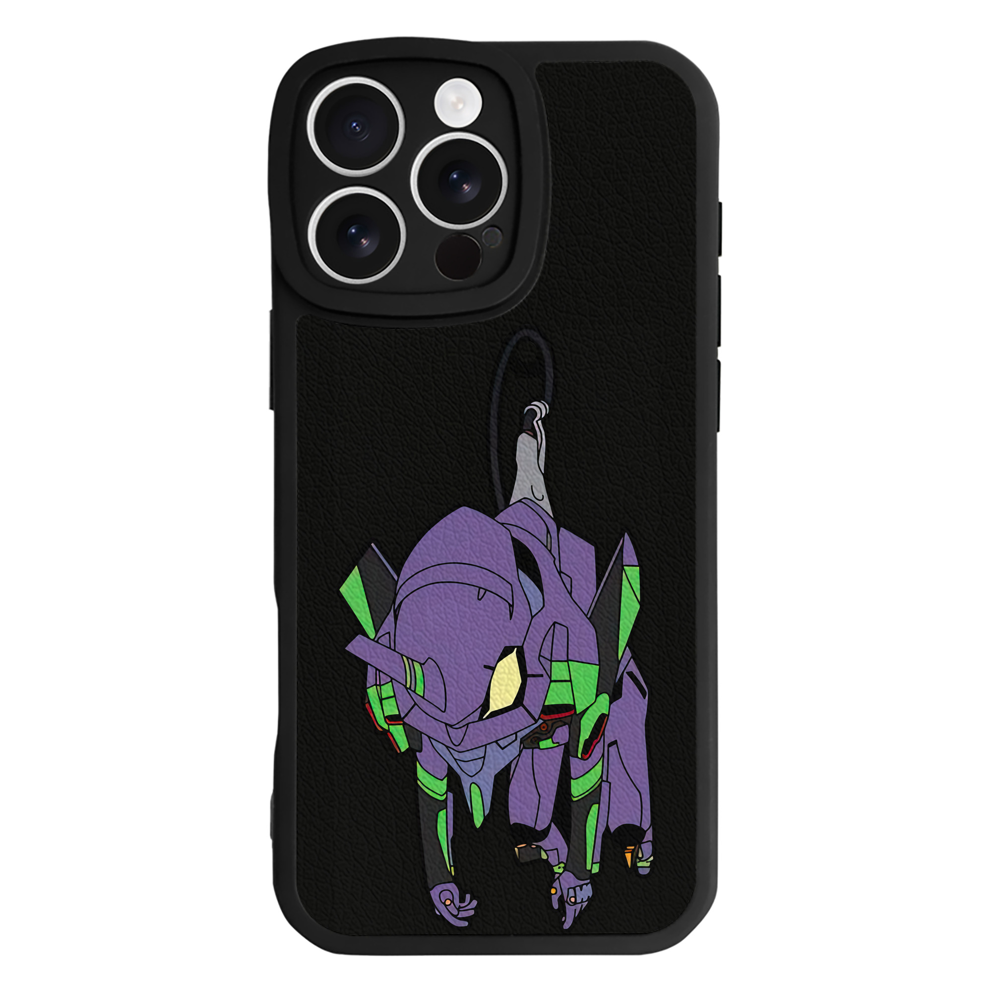 （画像用） EVA 新世紀エヴァンゲリオン 【iPhone 16シリーズ対応】シリコンスマホケース（レザー調） 材質：シリコン